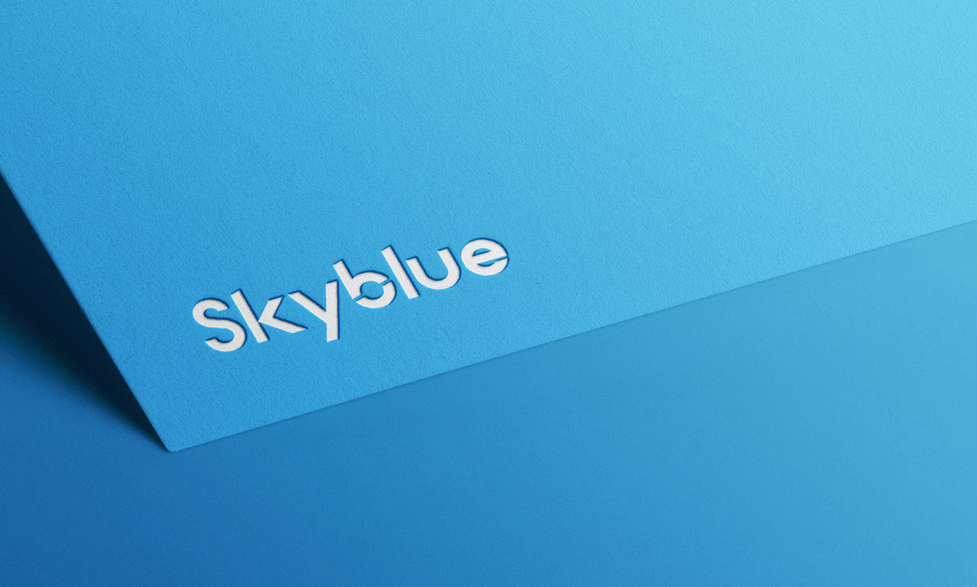 스카이블루 로고